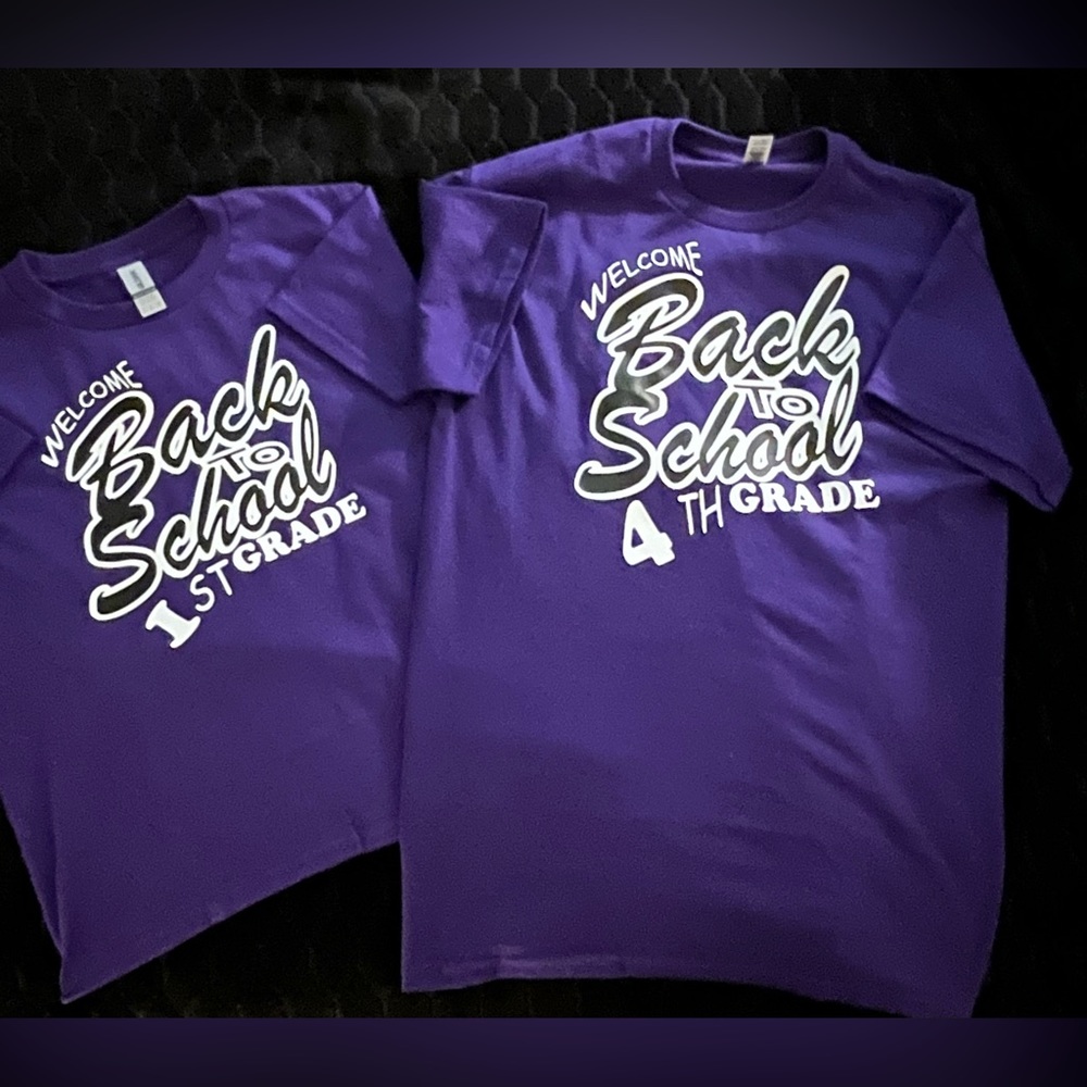Back to school tee shirts